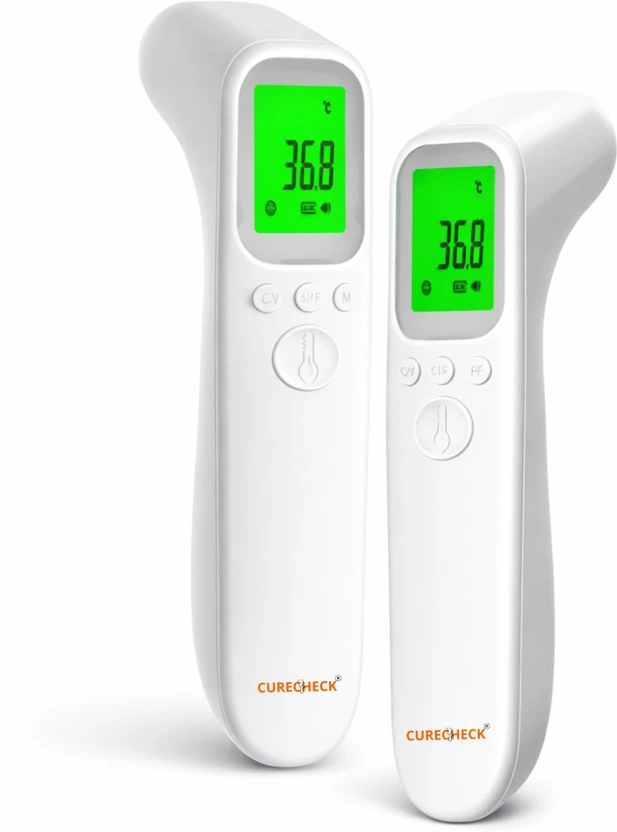 curecheck Sleek Digital Infrared Thermometer For Fever (No Battery) Sleek IR Thermometer Flipkart sale