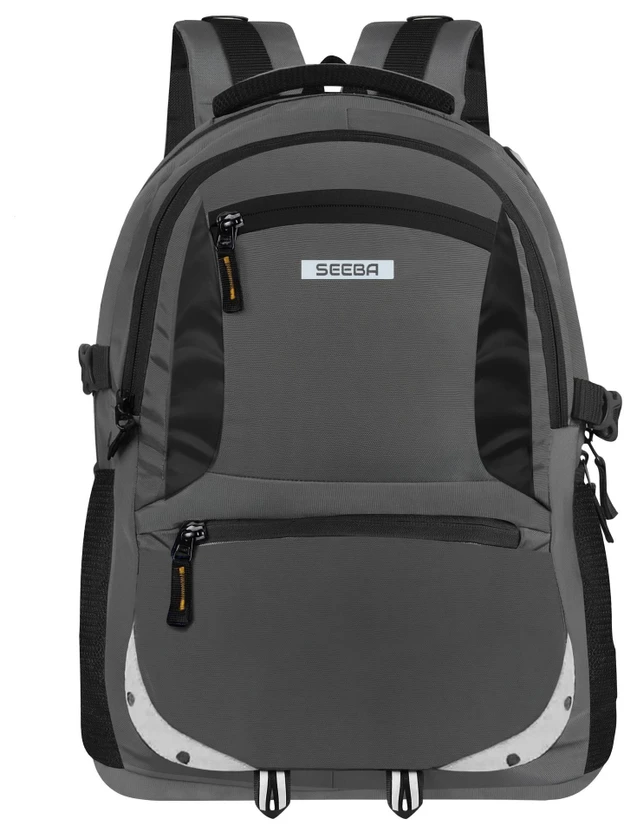 SEEBA Water Rasistant Fabric Spacy Unisex School Bag With Reflective Strip 37 L Laptop Backp Flipkart sale