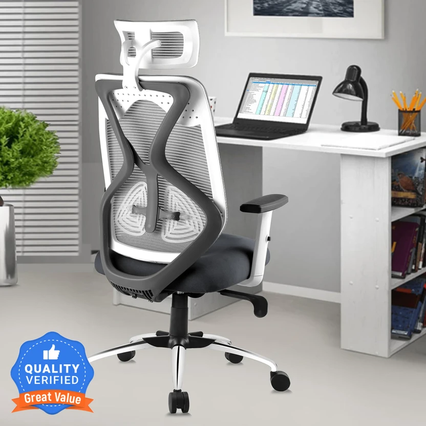 ASTRIDE Ergofit BIS Certified Ergonomic High Back, Synchro Tilt Mechanism Mesh Office Adjust Flipkart sale