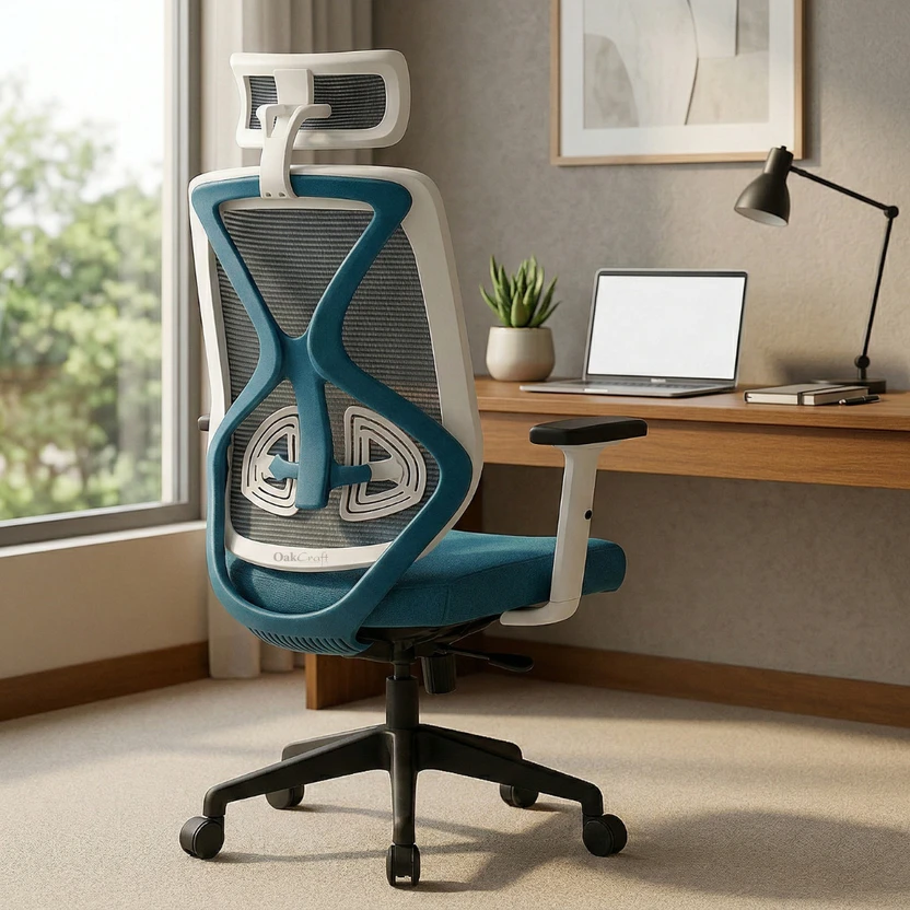 Oakcraft Hurricane Ergonomic High Back Chair with Synchro Tilt for Office & Home Use Mesh Of Flipkart sale