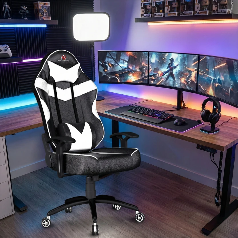 ASE Gaming Infinity Series Gaming Chair with 180 Degree Reclining And Black Metal Base Gamin Flipkart sale