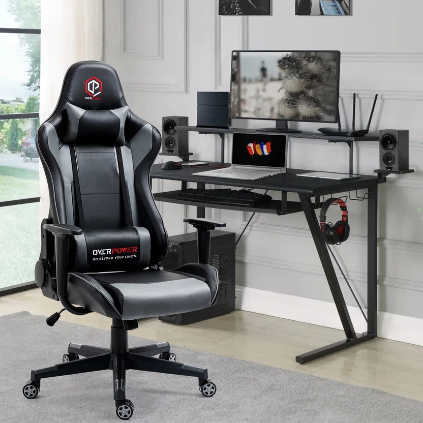 OVERPOWER Gaming Chair Ergonomic Seat with Headrest Gaming Chair Flipkart sale