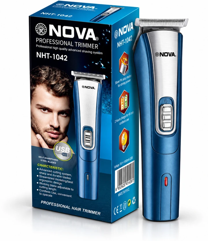 NOVA NHT 1042 USB Trimmer 60 min Runtime 5 Length Settings Flipkart sale