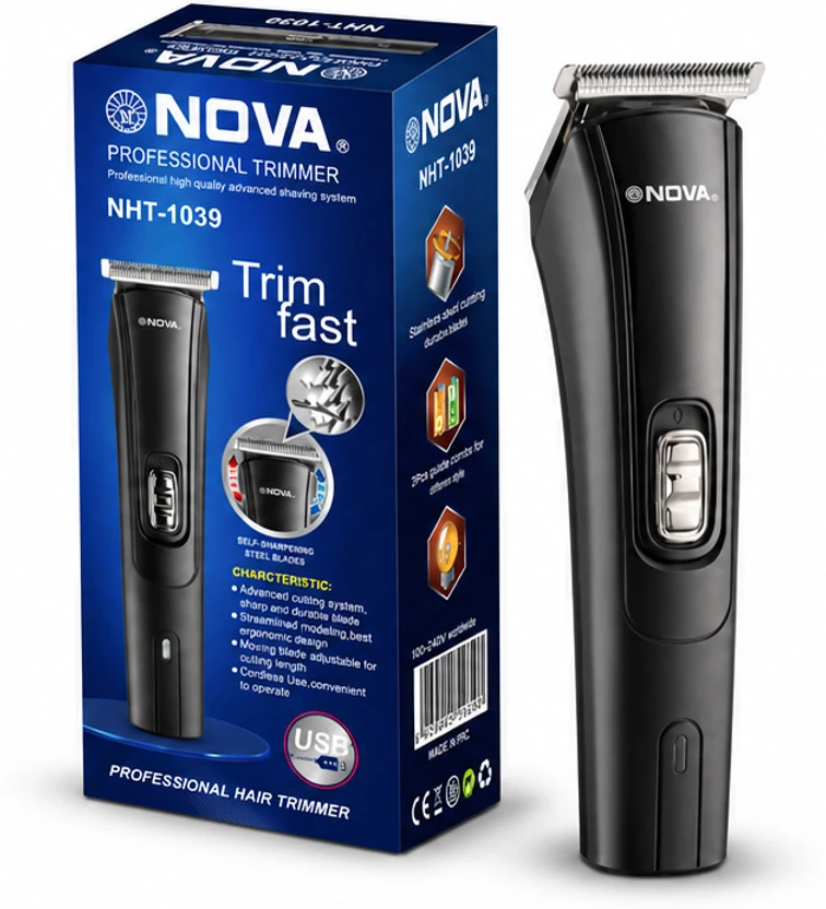 NOVA NHT 1039 USB Trimmer 45 min Runtime 5 Length Settings Flipkart sale