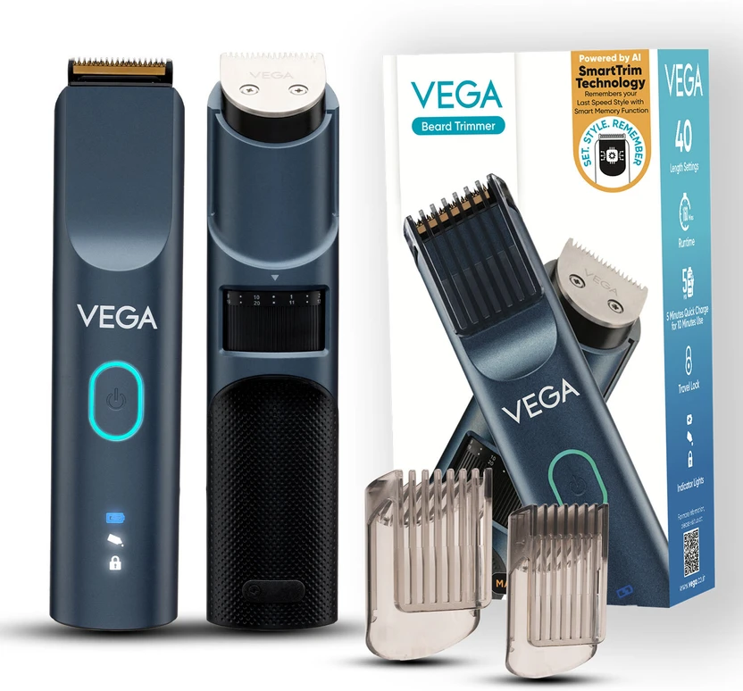 VEGA SmartOne Series S2, VHTH-31 Fully Waterproof Trimmer 160 min Runtime 40 Length Settings Flipkart sale
