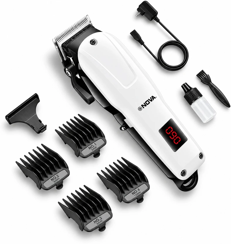 NOVA Professional Rechargeable and Cordless NHT 1083 Hair Clipper Trimmer 120 min Runtime 5 Flipkart sale
