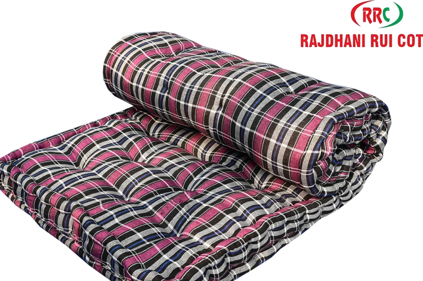 Rajdhani RUI Cotton Mattress 4 inch Single Cotton Mattress Flipkart sale