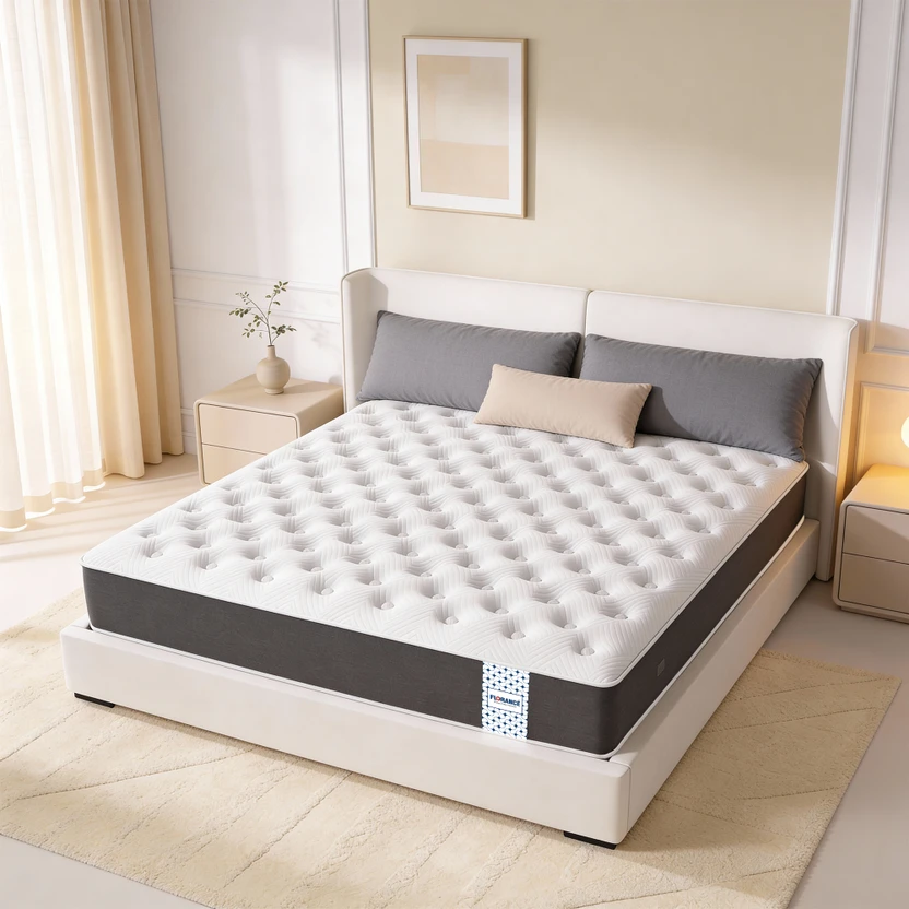 Florance Premium hard & soft dual comfort flip 4 inch King High Resilience (HR) Foam Mattres Flipkart sale