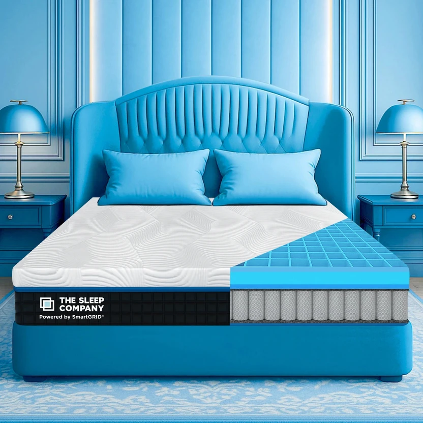 The Sleep Company SmartGRID Ortho Hybrid- AIHA Certified Medium Firm Feel for Back Pain| 10 Flipkart sale