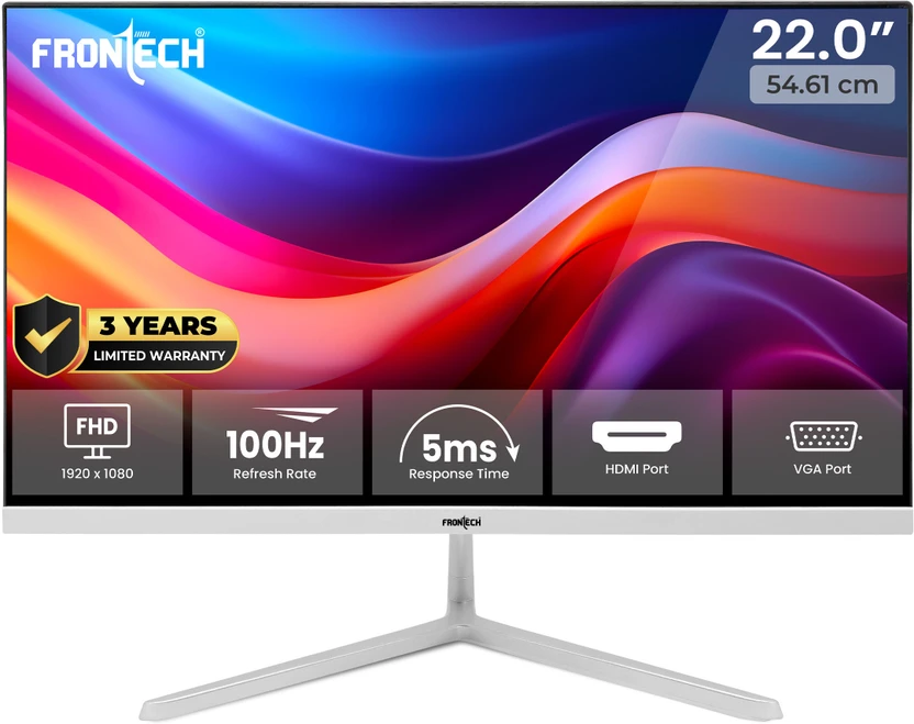 Frontech Ultima Series 68.58 cm (27 inch) Full HD LED Backlit VA Panel with HDMI, VGA Monito Flipkart sale