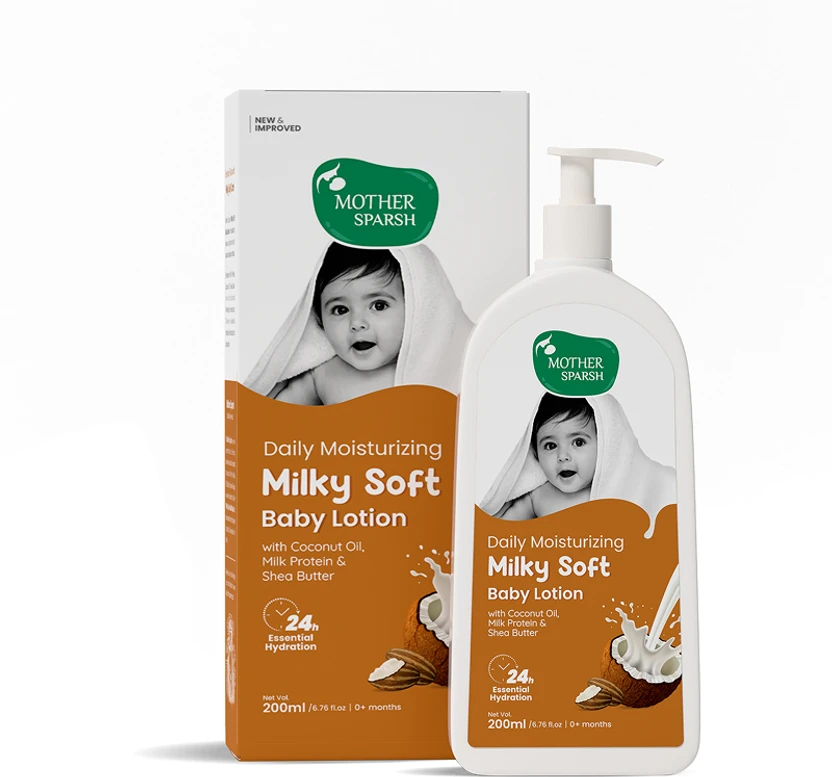 Mother Sparsh Milky Soft Baby Lotion with Milk Protein, Coconut Oil & Shea Butter - 200ml Flipkart sale