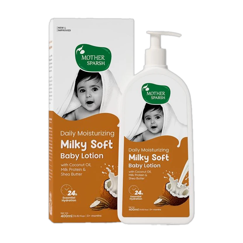 Mother Sparsh Milky Soft Baby Lotion with Milk Protein, Coconut Oil & Shea Butter Flipkart sale