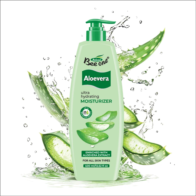 BEE ONE Aloevera Moisturizer 400ml | Lightweight Hydrating Cream for Soft, Smooth Flipkart sale