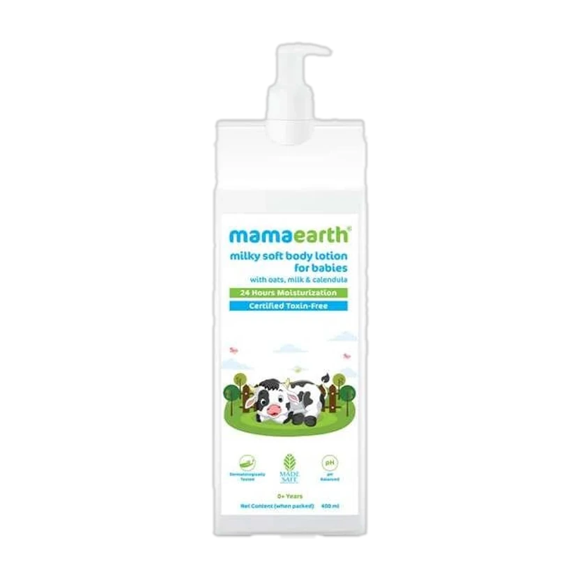 Mamaearth Milky Soft Body Lotion with Oats, Milk & Calendula - 400 ml Flipkart sale