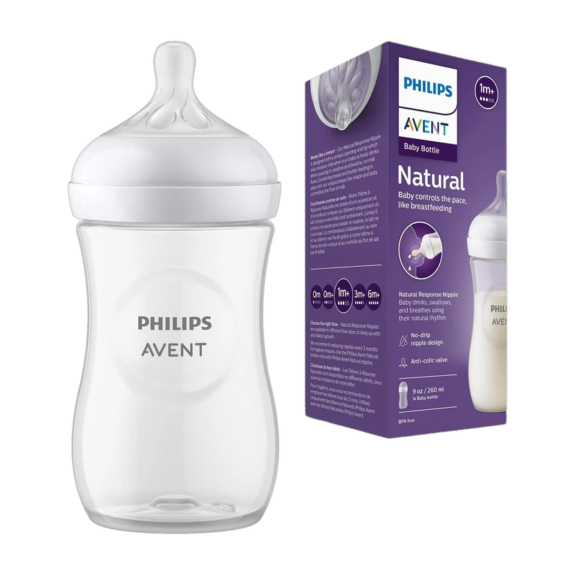 Philips Avent Natural Response Baby Bottle SCY903/01 | 1m+ age | BPA free | Pack of 1 - 260 Flipkart sale