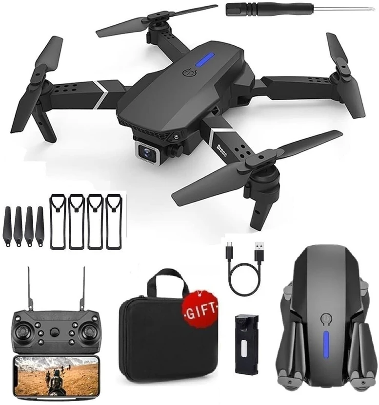 TJOI E88 Pro Compact Foldable Wi-Fi FPV Drone with HD Camera Drone Flipkart sale