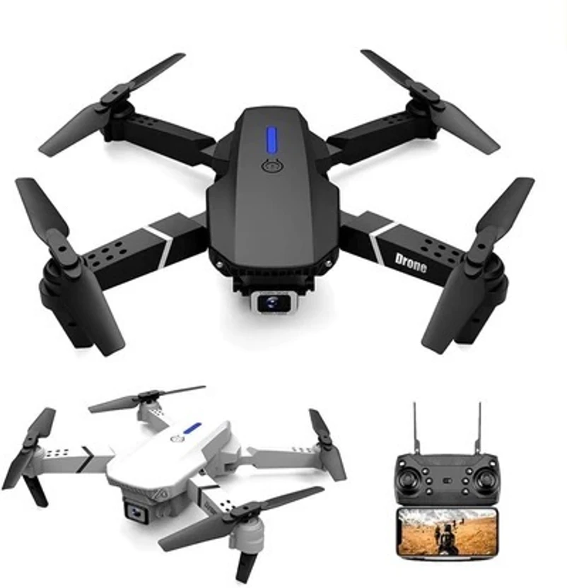 MAYURI CREATIONS E88 Foldable Quadcopter | WiFi 480P FPV Dual Camera | Position Locking Dron Flipkart sale