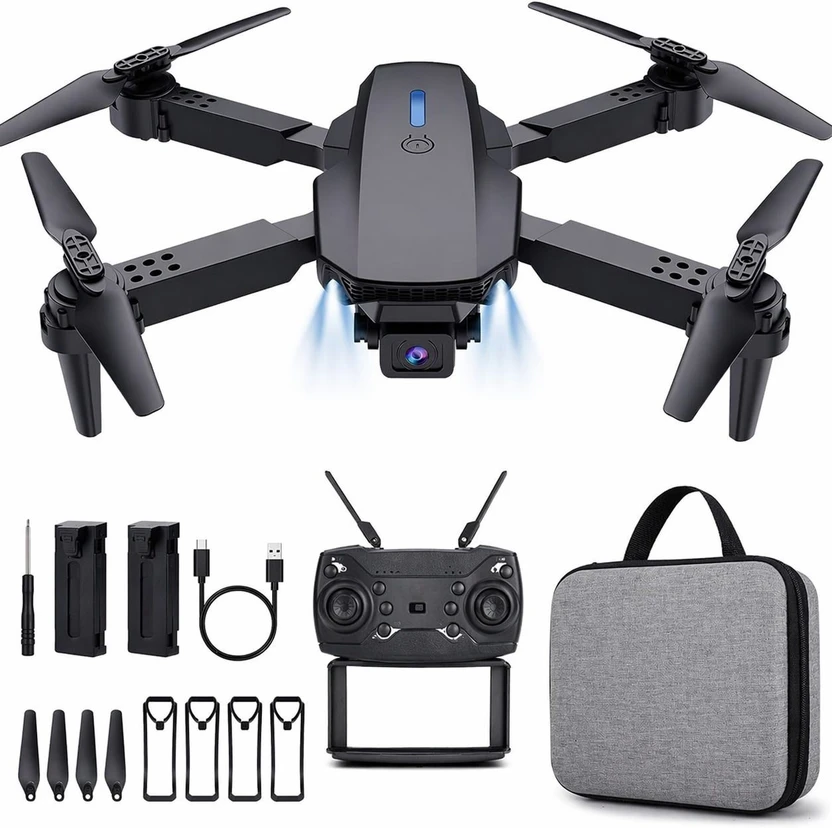 TULRAV E88-01 Foldable Drone with Dual Camera Drone Flipkart sale