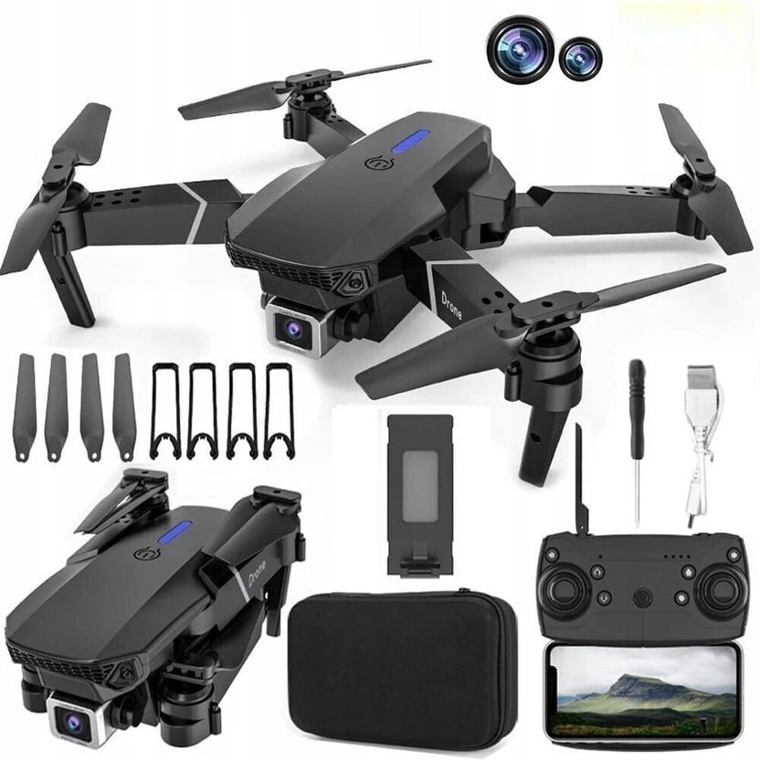 WALLINSTIK Drone with Dual 4K Camera for Adults | WiFi FPV RC Quadcopter with BatterY Drone Flipkart sale