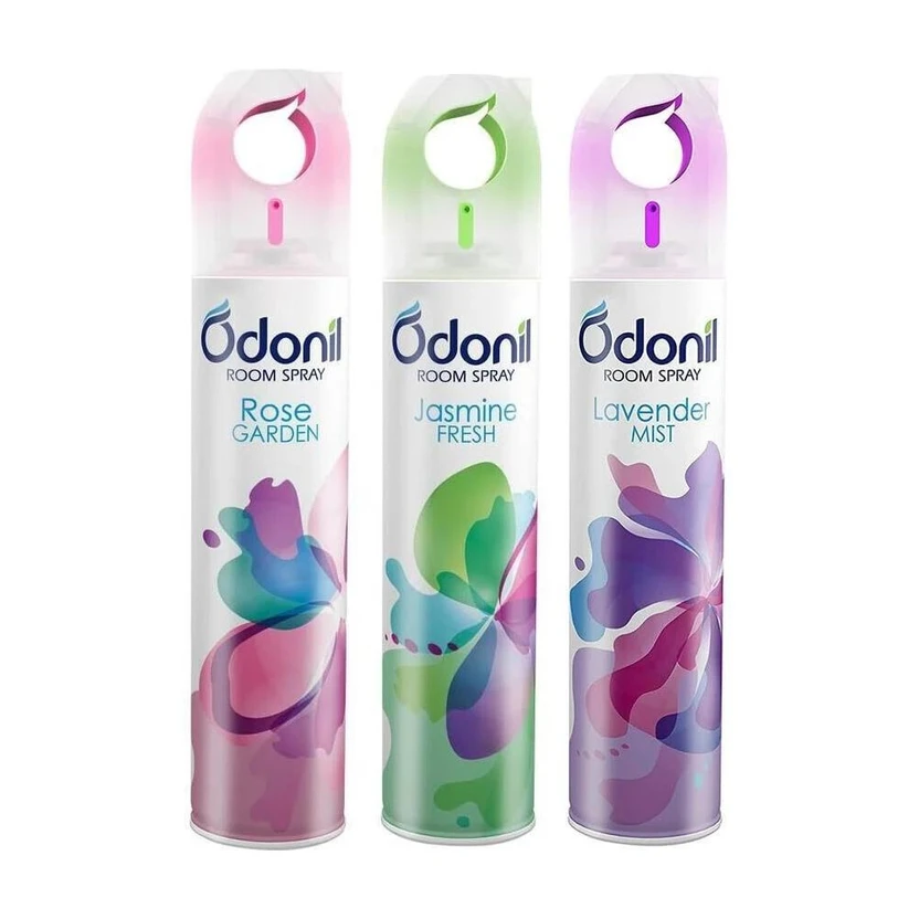 Odonil Jasmine, Rose, Lavender Spray Room Freshner (Rose + Jasmine + Lavender) Combo Room Sp Flipkart sale