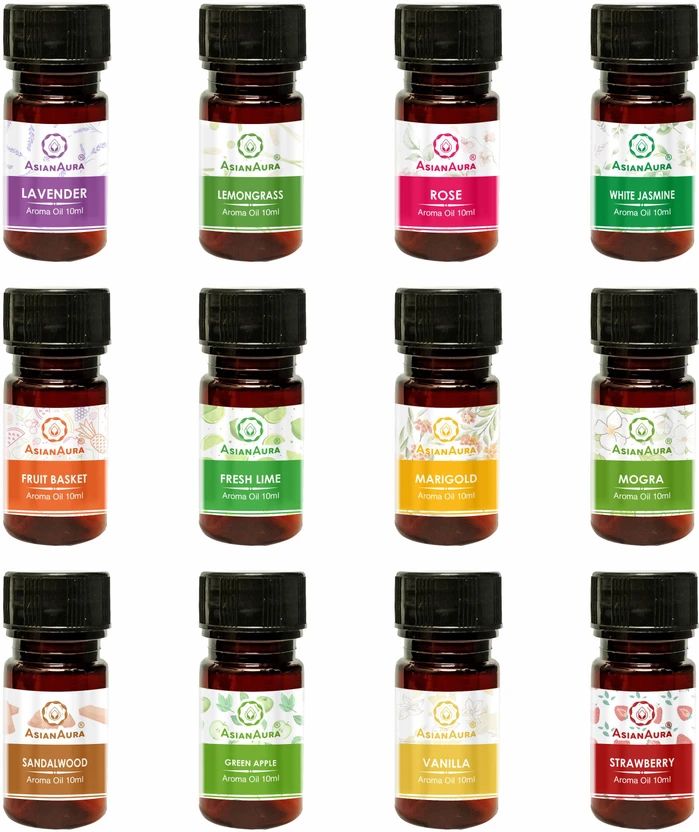 Asian Aura Marigold Aroma Oil 10ml each Aroma Diffuser Oil/ Burner Oil, pack of 12- 10ml Fre Flipkart sale