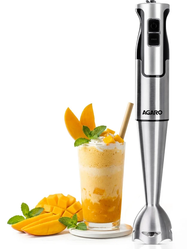 AGARO 600 W Silver Hand Blender, Chopper Flipkart sale