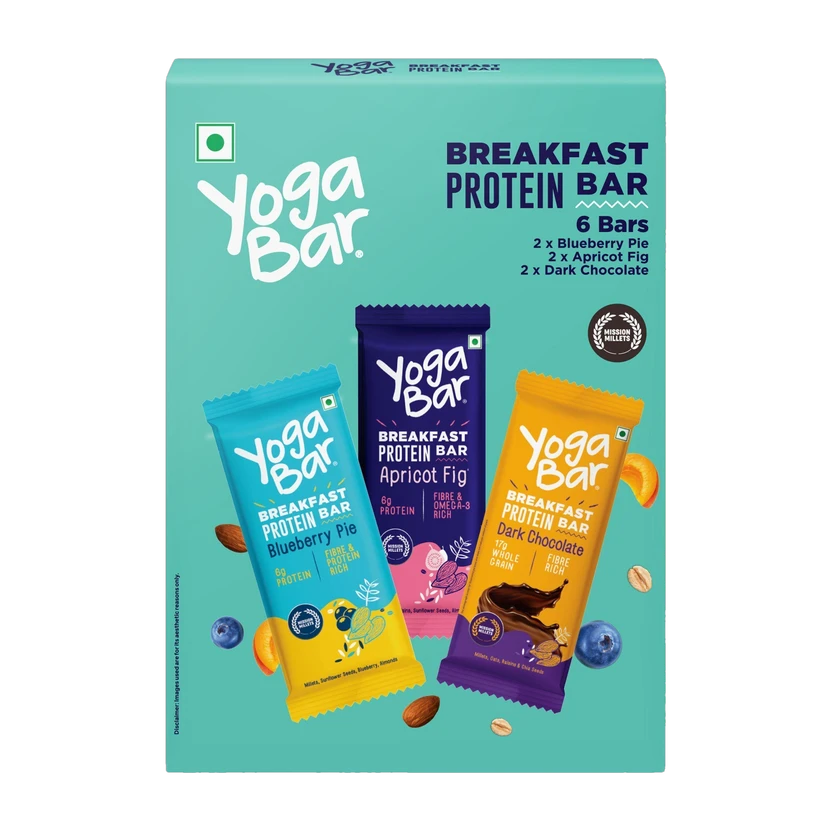 Yogabar Breakfast Protein Bars Variety Flavors Protein Bars Flipkart sale