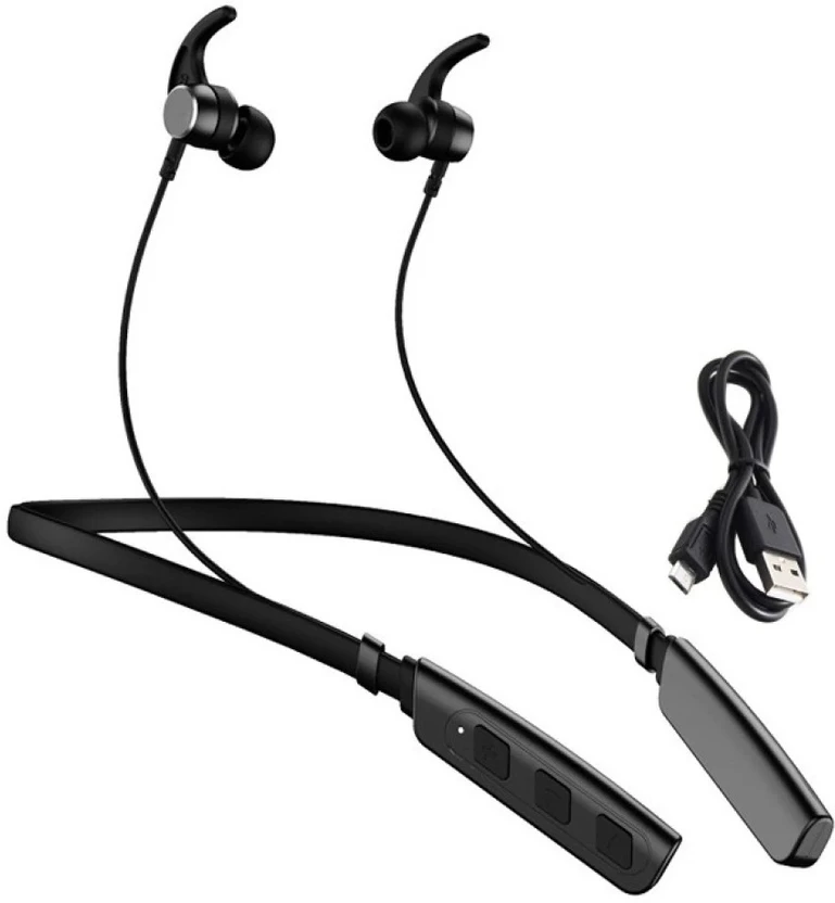 FITRIC Upgraded Latest Wireless Stylish Neckband With Deep Bass Bluetooth Flipkart sale