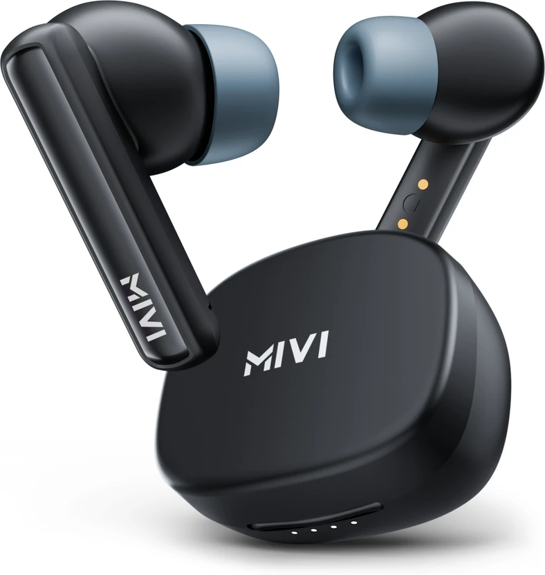 Mivi Duopods B1 (Just Launched)45Hrs Playtime, AI ENC for HD Call, Fast Charging, 5.3 Blueto Flipkart sale