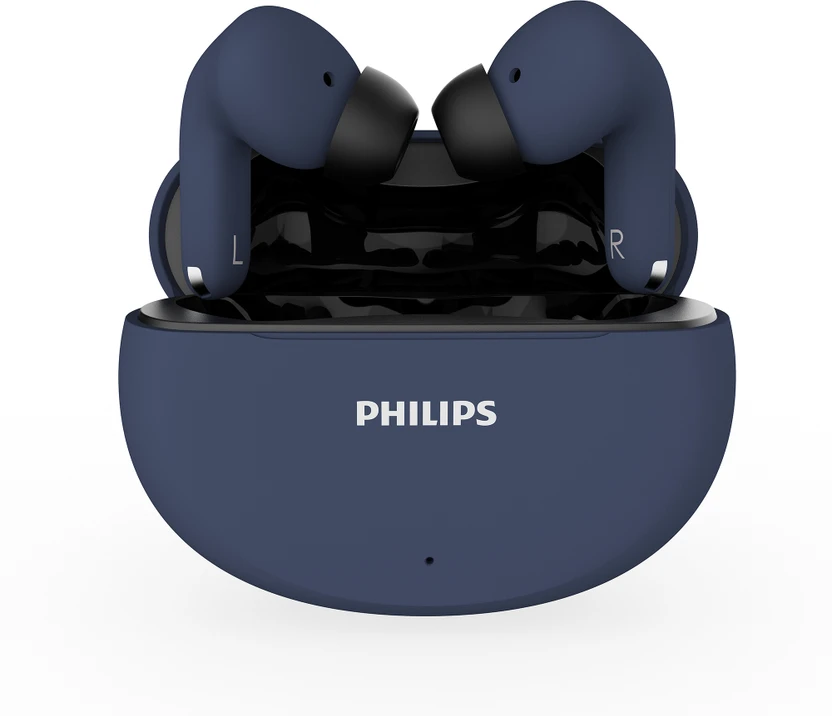 PHILIPS TAT1269 TWS Earbuds, 40H Playtime, BT 5.4, IPX5, Cosmic Blue Bluetooth Flipkart sale