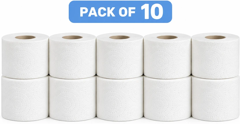 sofice Classic 2 Ply Soft 10 Roll Toilet Paper Roll Flipkart sale