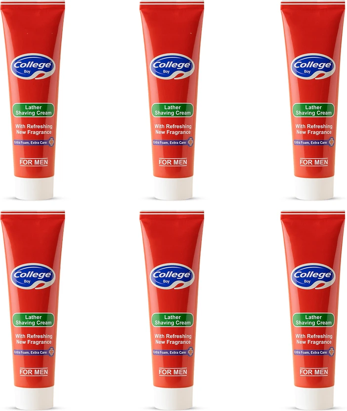 VETONI College Boy Men's Shaving Cream | Extra Foam, Extra Care | Pack of 6 Flipkart sale