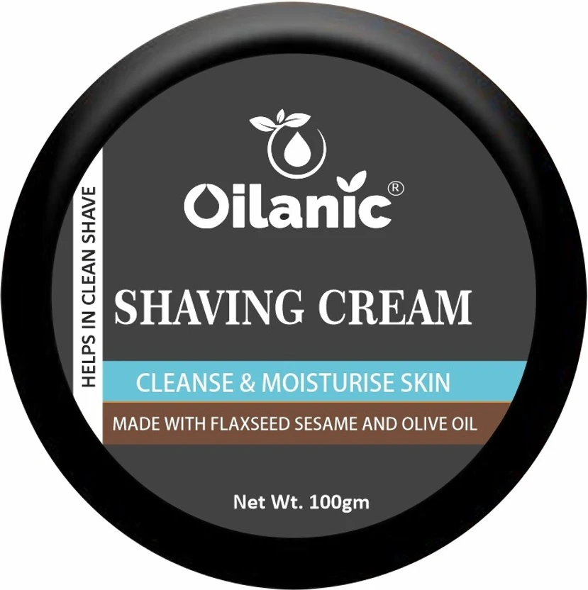 Oilanic Natural Shaving Cream For Men with Shea Butter (100 g) Flipkart sale
