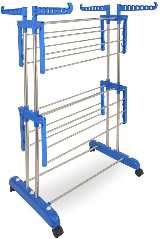 Best 4U Steel, Plastic Floor Cloth Dryer Stand B2SS-2T-20070 Flipkart sale