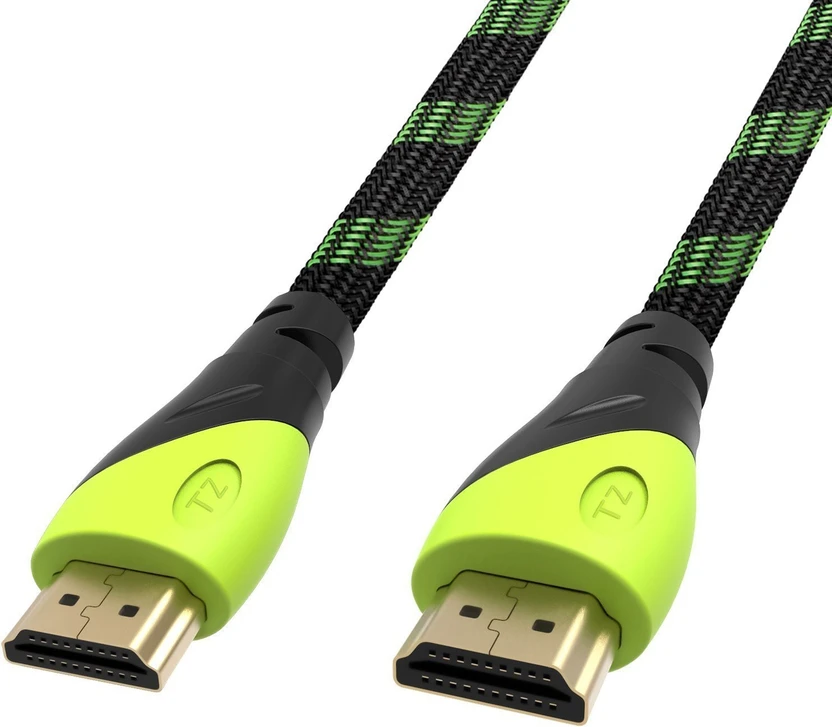 Tizum HDMI Cable 5 m Copper Braiding, Metal Braided Aura 1.4 Version High-Speed Gold Plated Flipkart sale
