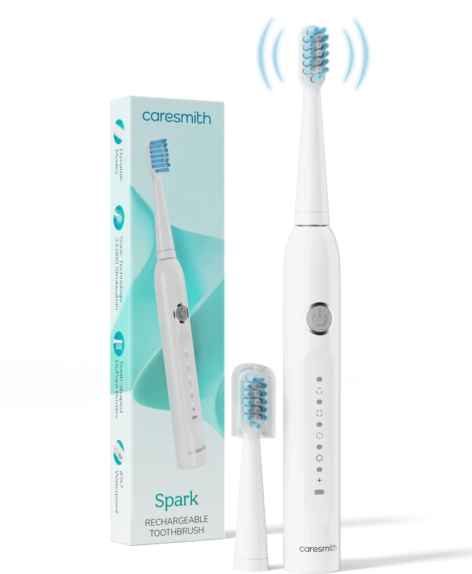 caresmith SPARK Electric Rechargeable Toothbrush | 6 Operational Modes Electric Toothbrush E Flipkart sale