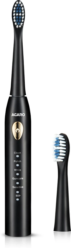 AGARO COSMIC LITE Sonic Electric Tooth Brush For Adults With 5 Modes, 2 Brush Heads Electric Flipkart sale