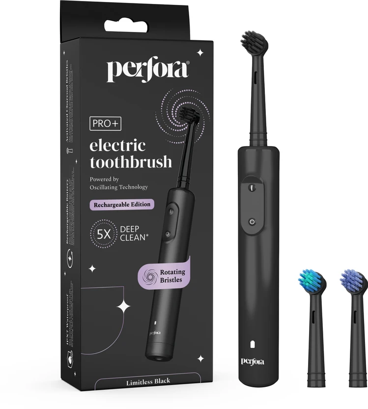 Perfora PRO+ Oscillating Brush & Brush Head Combo | Rechargeable | 360° Motion Electric Toot Flipkart sale