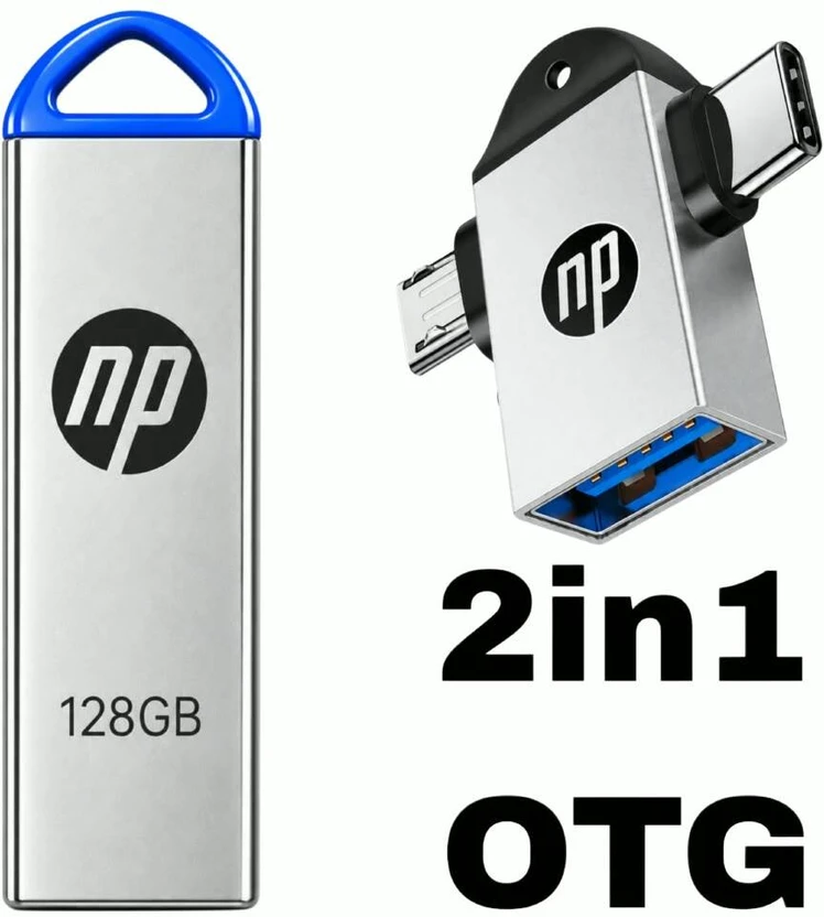 NP 128 GB Pen Drive OTG 2in1 128 GB Pen Drive Compatible with Audio Player, Desktop Computer Flipkart sale