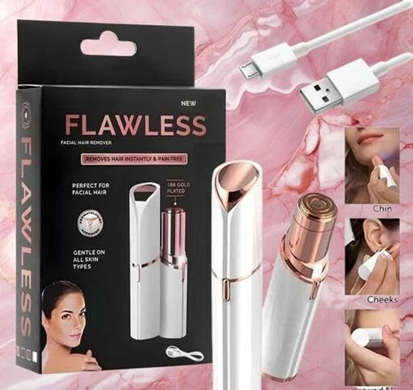 Feelon Face Hair Remover Upper Lip, Chin, Eyebrow Trimmer Shaver Machine for Women Trimmer C Flipkart sale