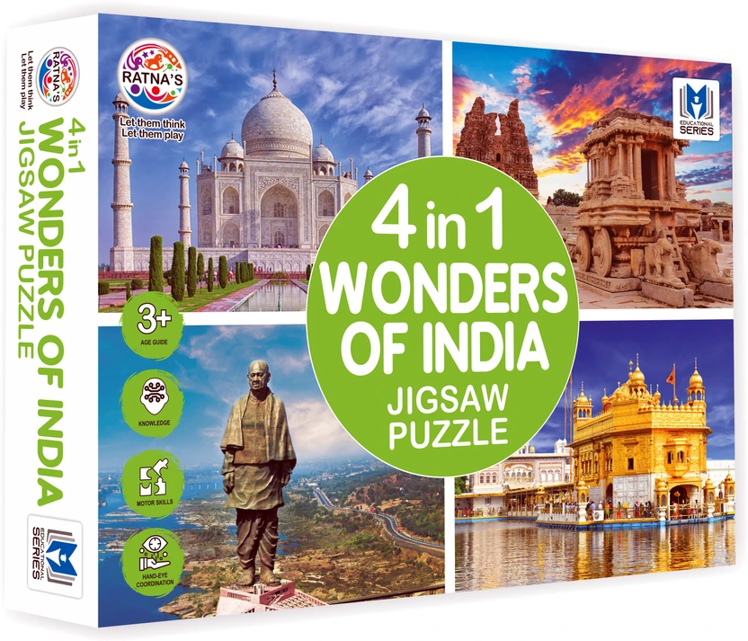 Ratnas Wonders of India jigsaw puzzle (396 Pieces) (1583) Flipkart sale