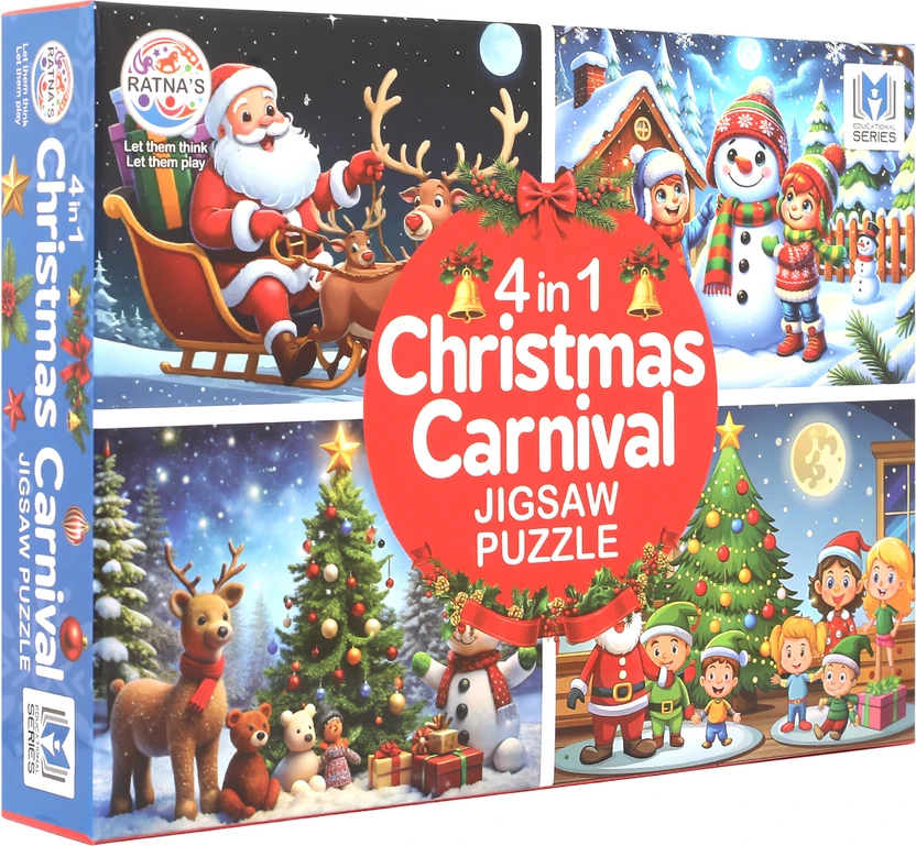 Ratnas 4in1 Christmas jigsaw Puzzle (7576) Flipkart sale