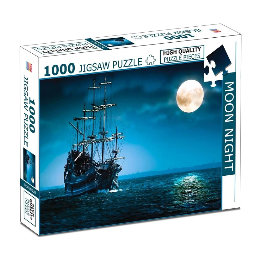 HELLO FRIEND 1000 Pcs Jigsaw Puzzle Moon Night Flipkart sale