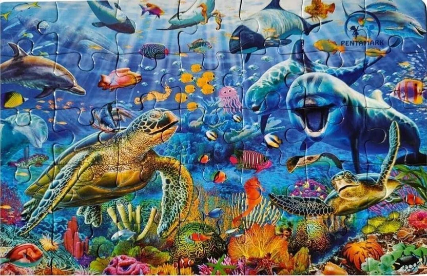 pentamark Jigsaw Sea Animals Puzzle for Kids, Educational and Brain Booster Puzzle Toy Flipkart sale