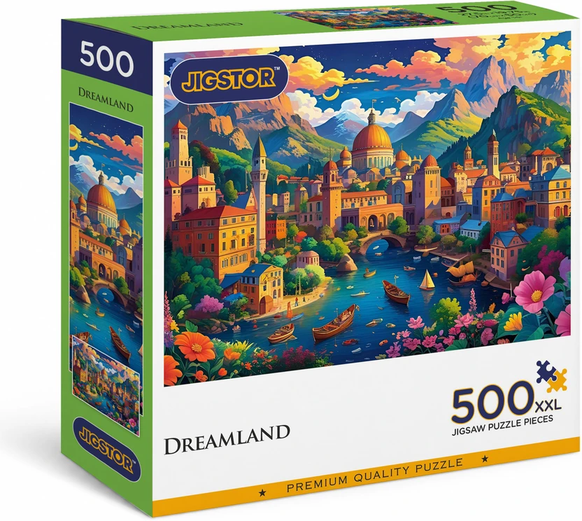 Jigstor Dreamland | Premium Jigsaw Puzzle for Adults & Teens | XXL Pieces Flipkart sale
