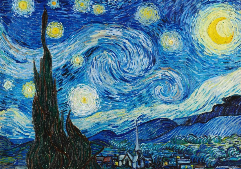 91 Knots Vincent Van Gogh's-Starry Night Wooden Jigsaw Puzzle for Adults and Kids Flipkart sale
