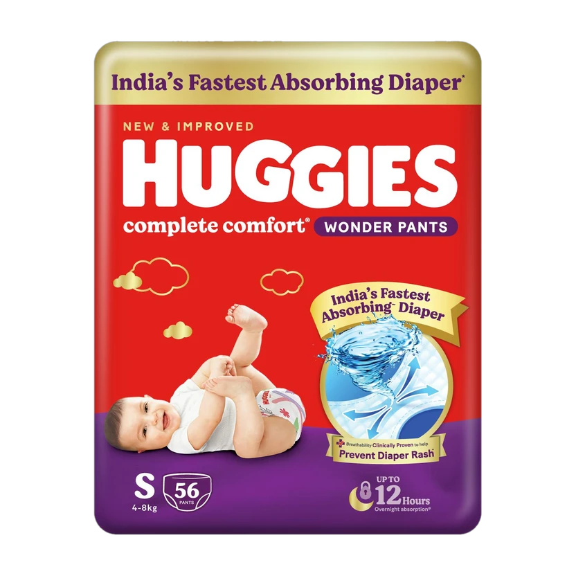 Huggies Complete Comfort Wonder Pant Diapers - S Flipkart sale