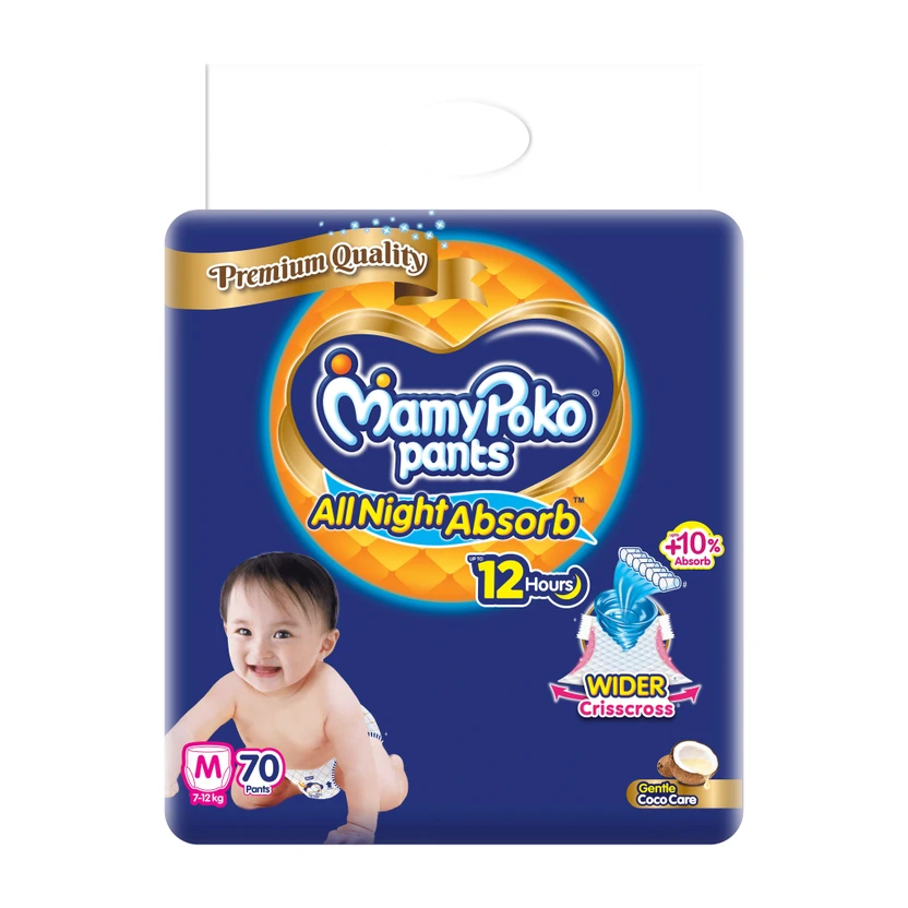 MamyPoko All Night Absorb, Coco Care Pant Diapers - M Flipkart sale