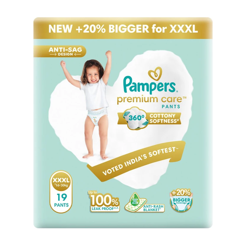Pampers Premium Care Pant Diapers - XXXL Flipkart sale