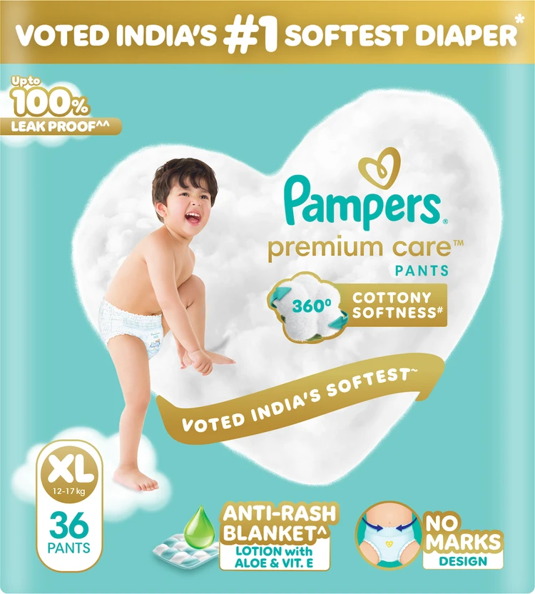 Pampers Premium Care Pant Diapers - XL Flipkart sale
